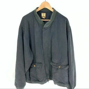 Tommy Bahama XXL Silk Zip Bomber Jacket